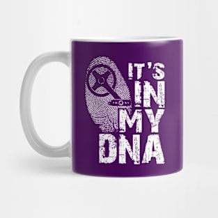 Bicycle Mountain Bike It's In My DNA Distressed Style Gift For Cycling Lovers Mug